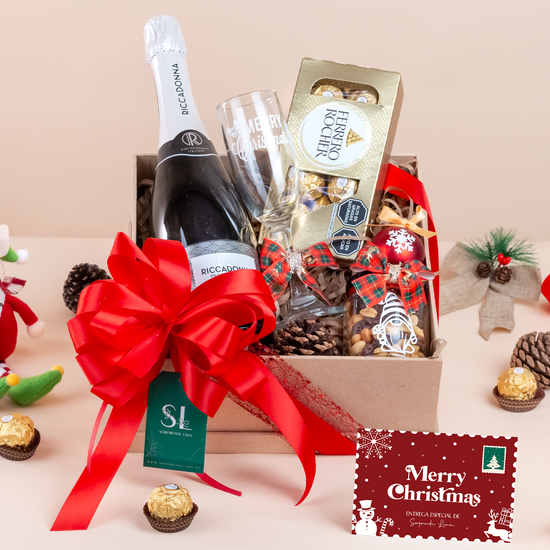 GIFT BOX CHAMPAGNE NAVIDAD