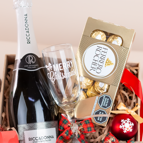 GIFT BOX CHAMPAGNE NAVIDAD