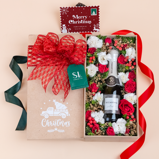 BOX NAVIDAD FLORAL