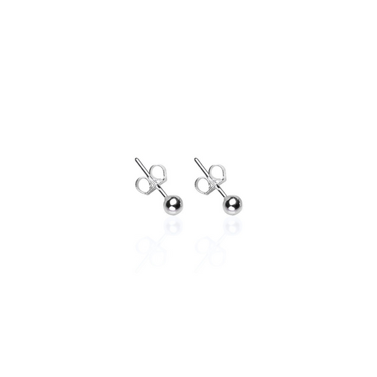 ARETES PERLAS PLATEADAS SMALL